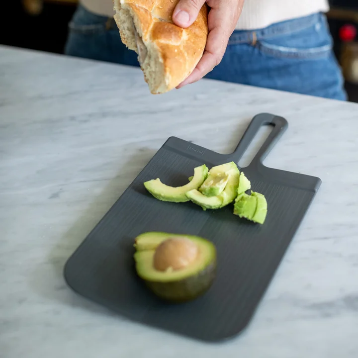 Snap Cutting board S, nature ash grey from Koziol