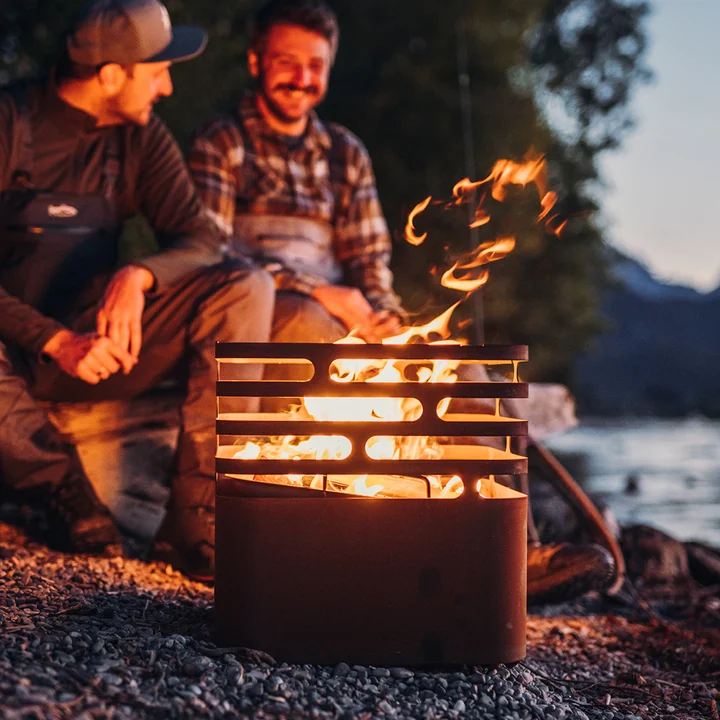 Cube Fire basket in rust look from höfats