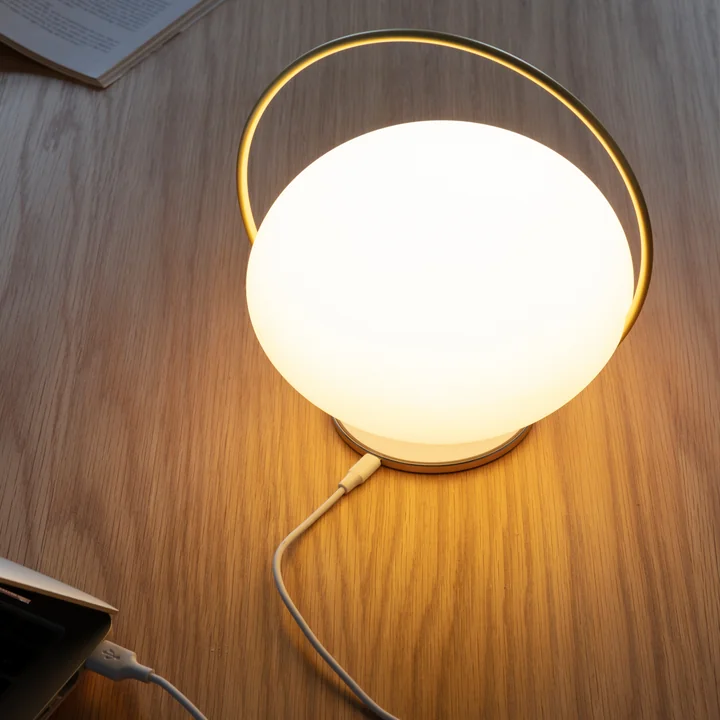 Orbit LED battery table lamp from Umage