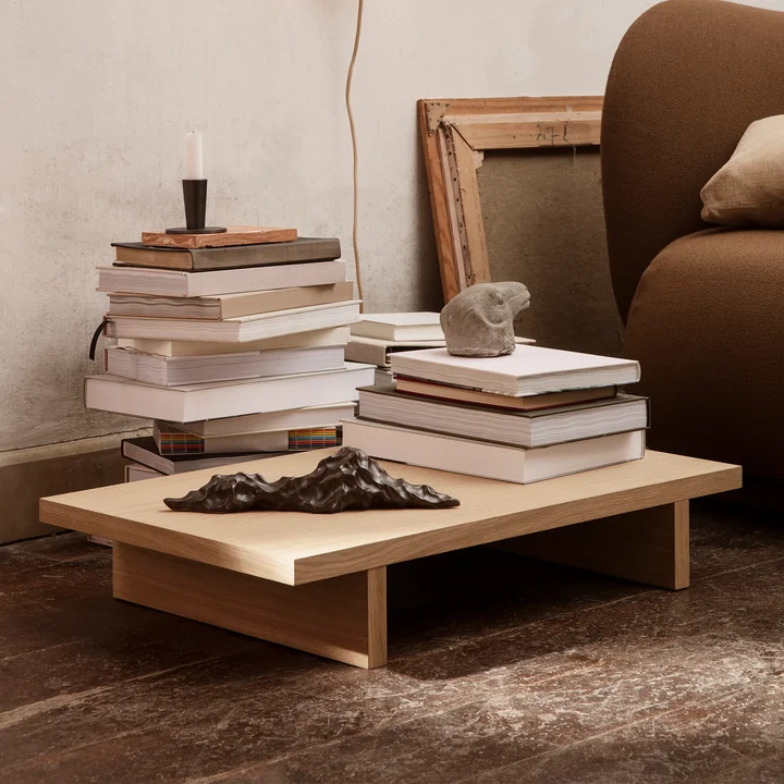 Kona side table, 47.5 x 78 cm, natural by Ferm Living