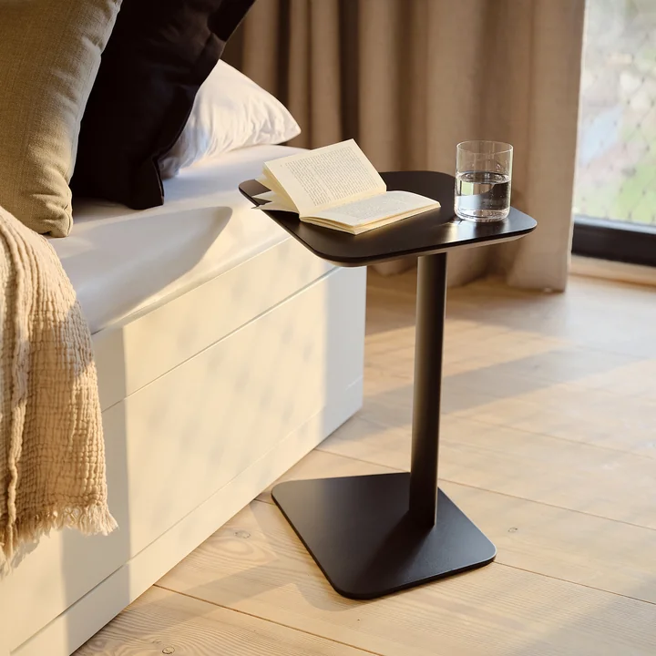 Rina side table from Collection in color black