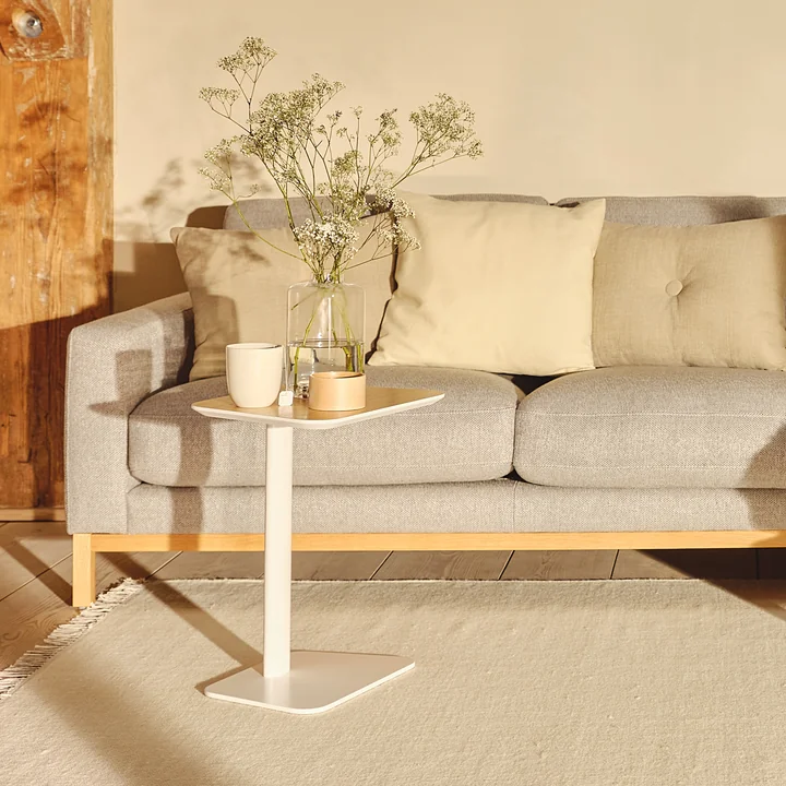 Rina side table from Collection in white finish