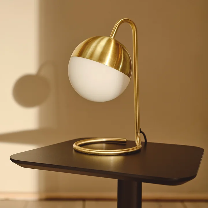 Table lamp Mara from Collection in the finish brass