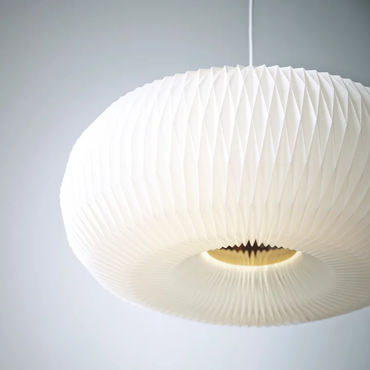 Donut Pendant lamp brass white from Le Klint