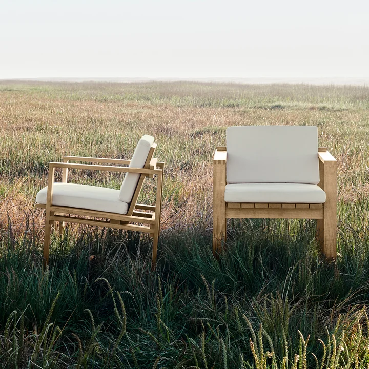 BK11 Lounge Chair from Carlsen in the finish teak untreated