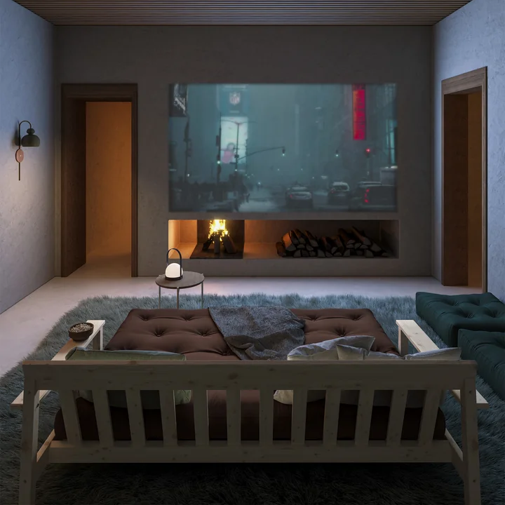 Unwind Sofa bed, natural pine from Karup Design