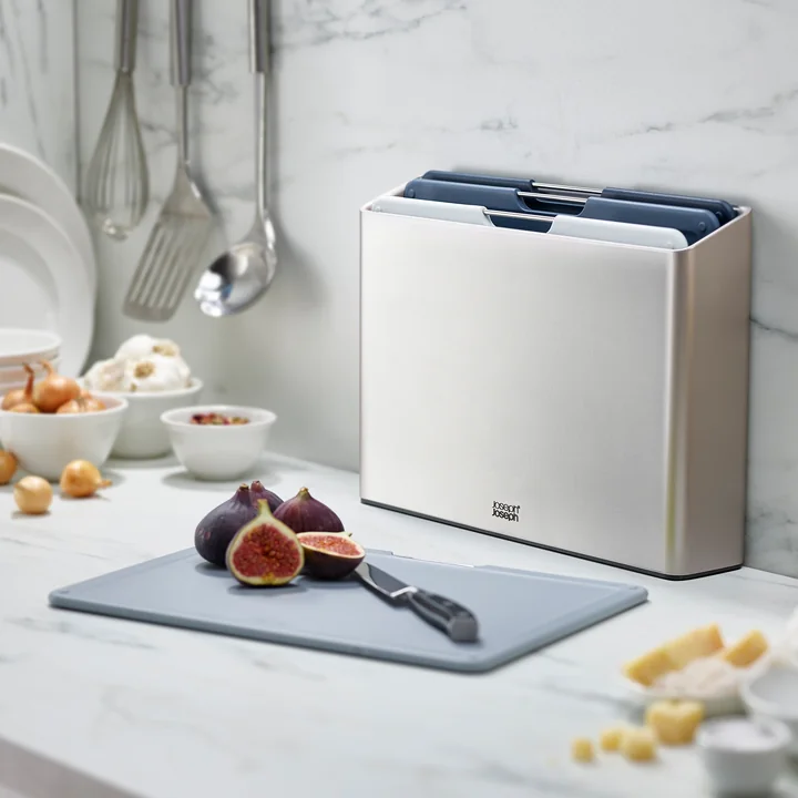 Joseph Joseph - Folio Cutting boards, large, (4 pieces), sky