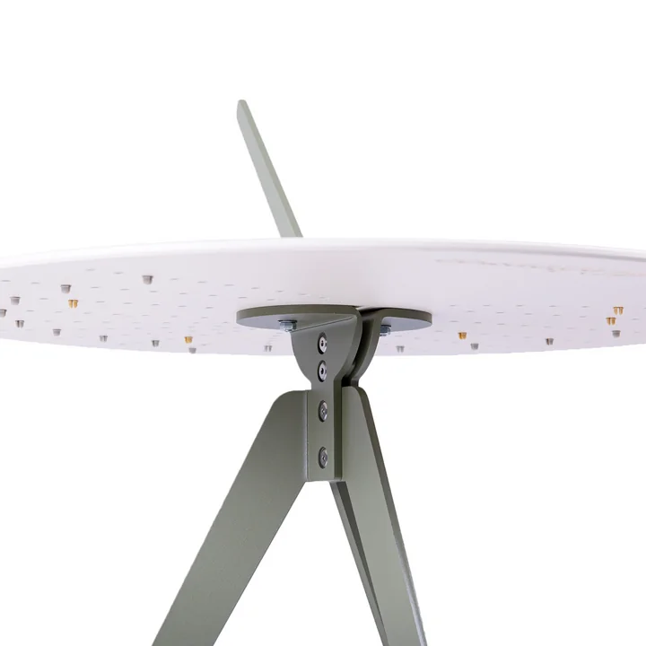 Sundial Side table from Weltevree in color red green