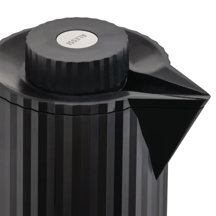 Plissé Vacuum jug from Alessi in color black