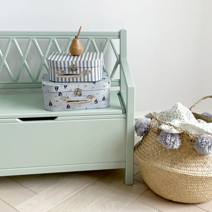 Belly Storage basket from Cam Cam Copenhagen in color light gray