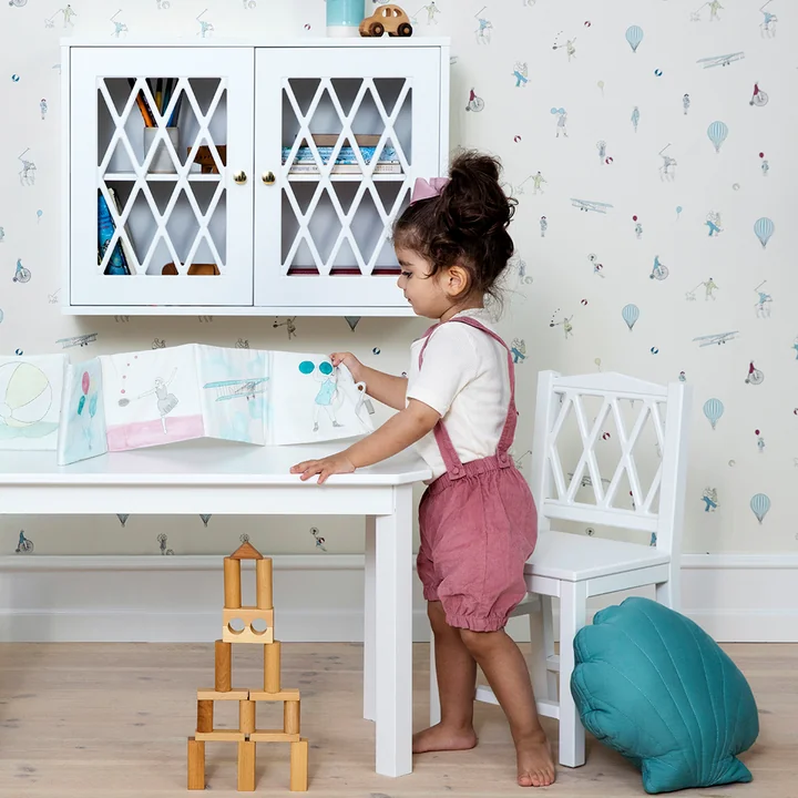 Harlequin Children's chair from Cam Cam Copenhagen in color white