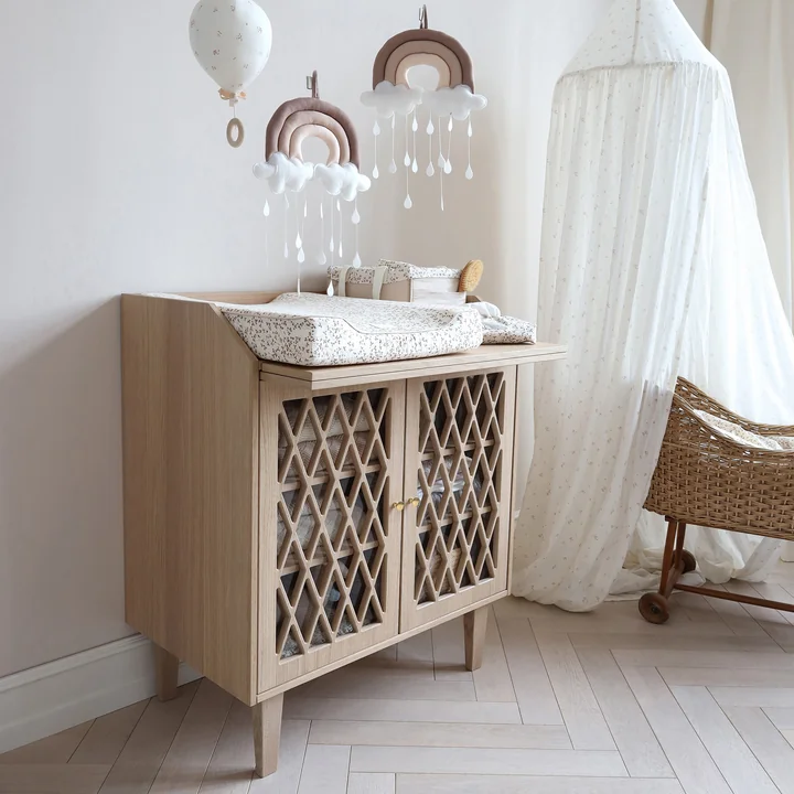 Harlequin changing table from Cam Cam Copenhagen in oak finish