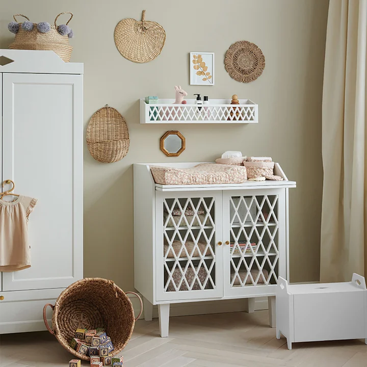 Harlequin Changing table from Cam Cam Copenhagen in white finish