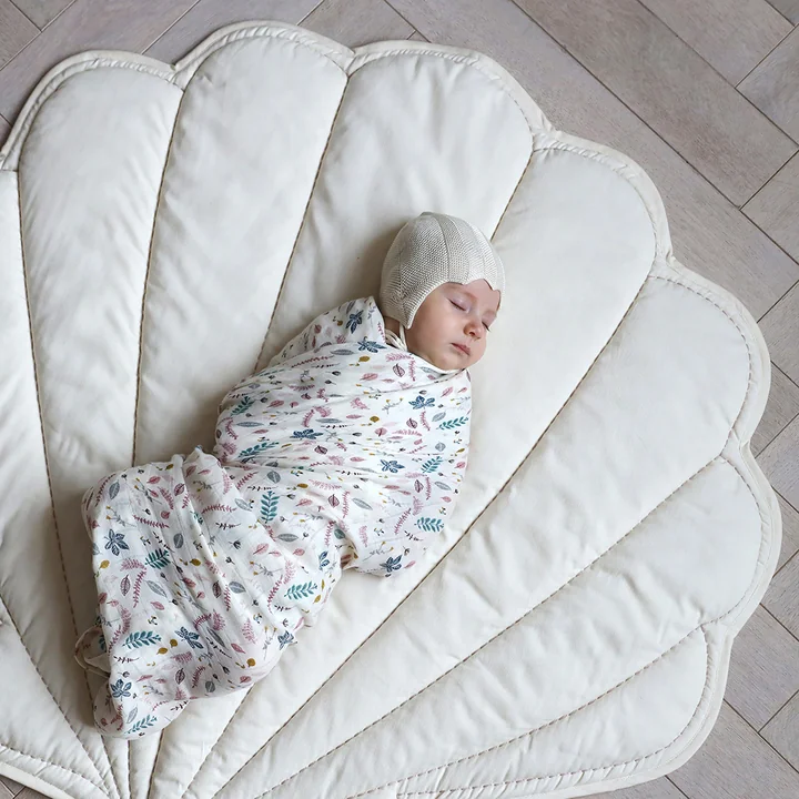Sea Shell Play mat from Cam Cam Copenhagen in the color off-white