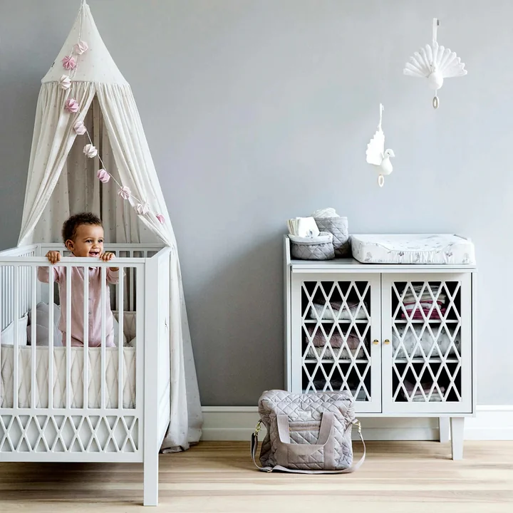 Harlequin Baby bed from Cam Cam Copenhagen in color white