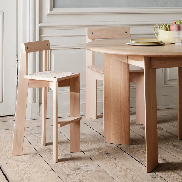 Ark Chair and high chair for children, ash by Ferm Living