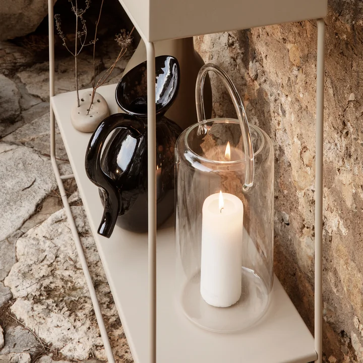 Luce Glass lantern from Ferm Living in clear finish
