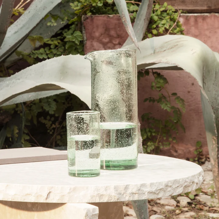 Oli Glass series from Ferm Living in clear finish