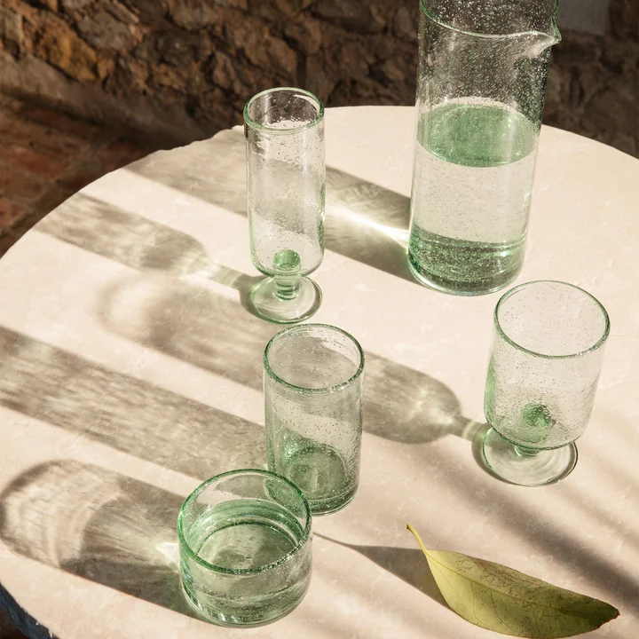 Oli Glass series from Ferm Living in clear finish