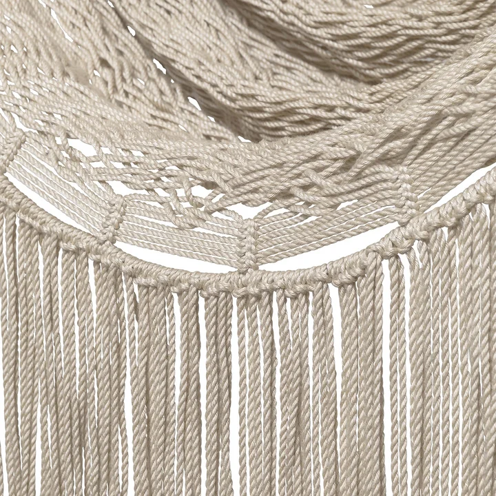 Path Hanging chair from Ferm Living in the version light sand