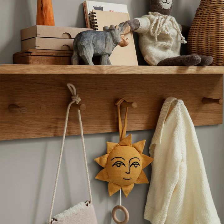 Place Wall shelf, Medium, Oak by Ferm Living