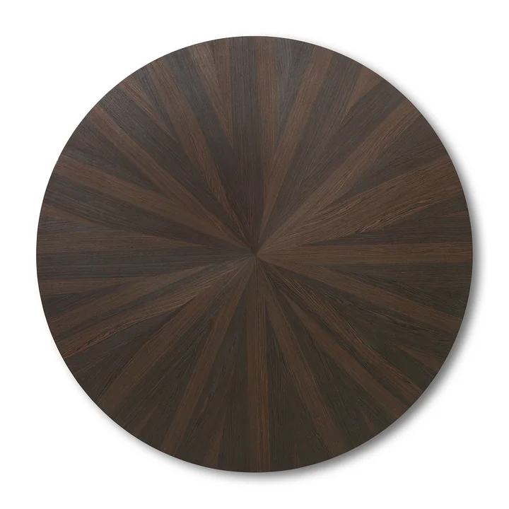 Post Dining table Ø 150 cm, smoked oak by Ferm Living