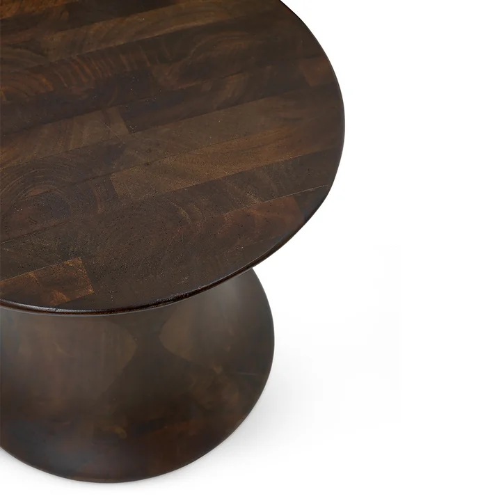 Spin Stool from Ferm Living in color brown