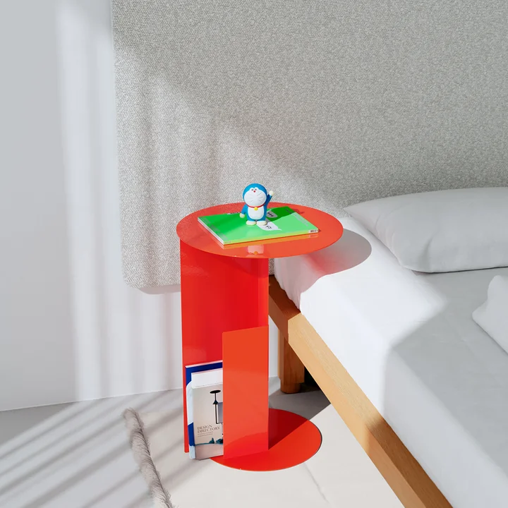 Kaya Bed and Schmidt side table from OUT Objekte unserer Tage