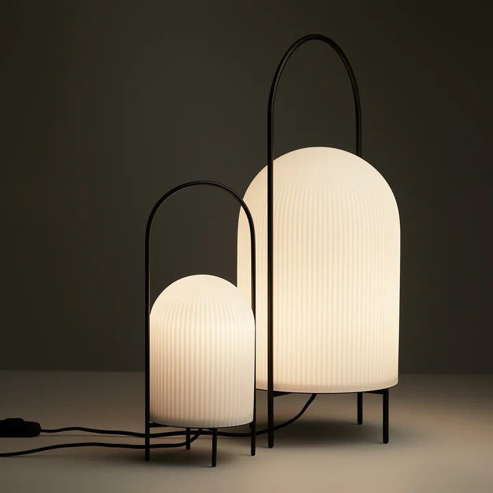 Ghost floor lamp from Woud