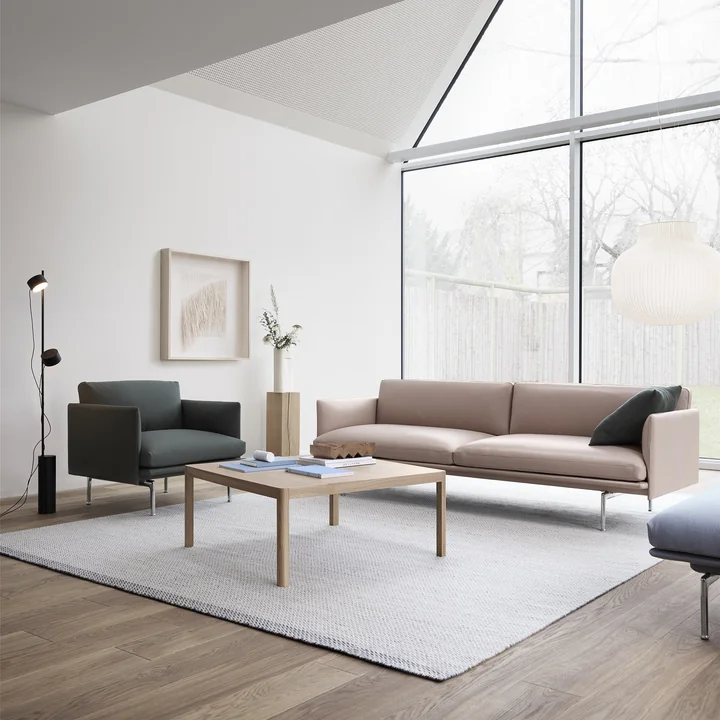 Outline Studio armchair and sofa from Muuto