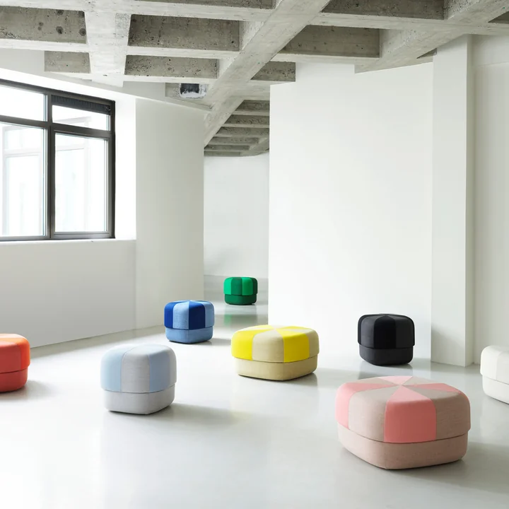 Circus Pouf duo from Normann Copenhagen