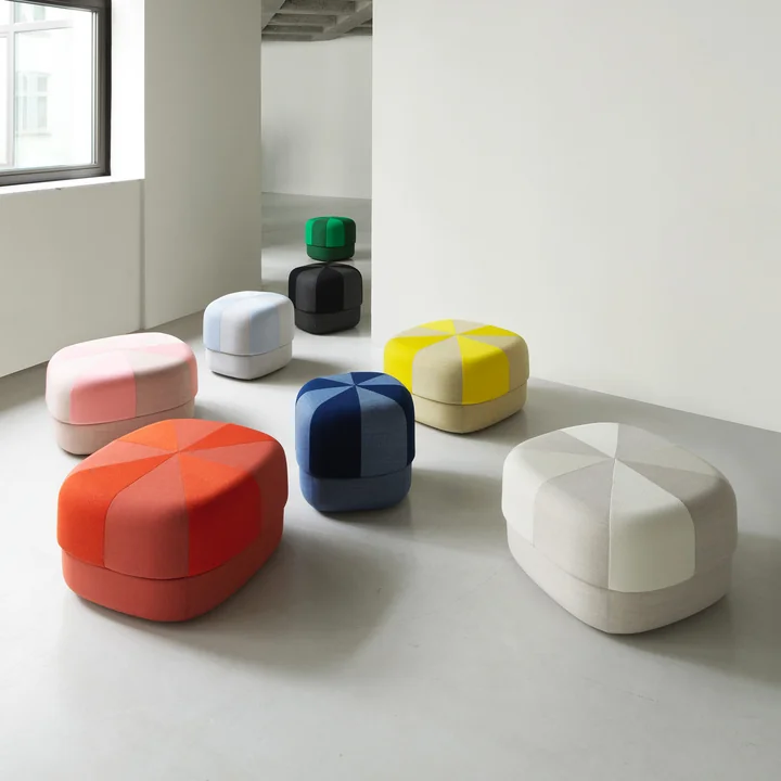Circus Pouf duo from Normann Copenhagen