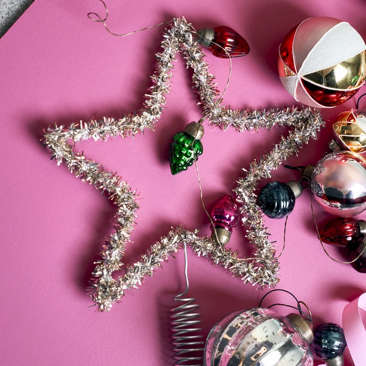 Joy Christmas tree star from House Doctor