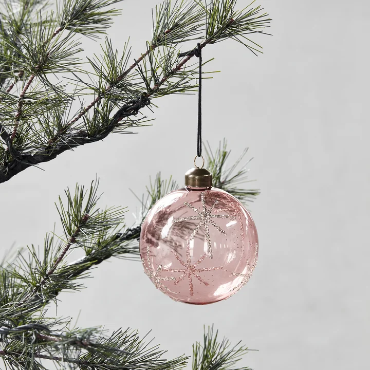Glas Star Christmas tree ball from House Doctor