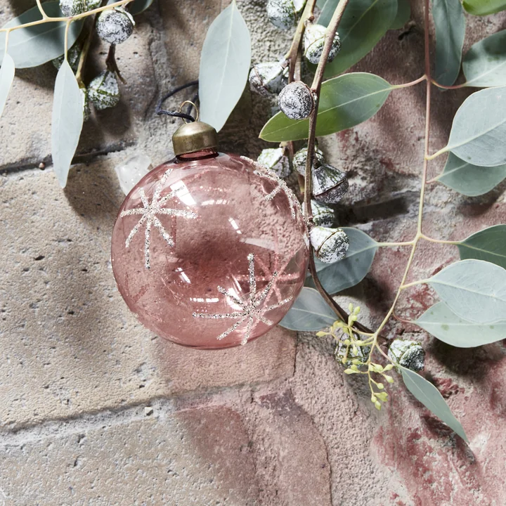 Glas Star Christmas tree ball from House Doctor