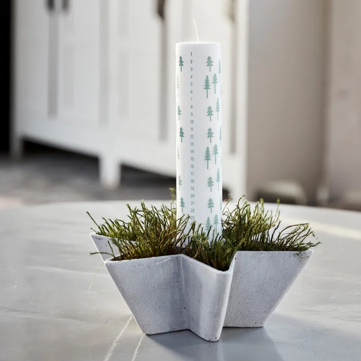 Shine calendar candle from House Doctor