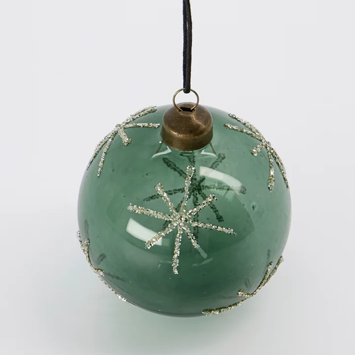 Glas Star Christmas tree ball from House Doctor