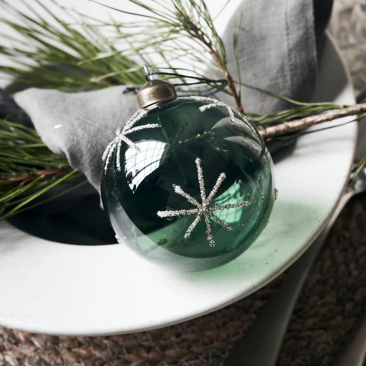 Glas Star Christmas tree ball from House Doctor