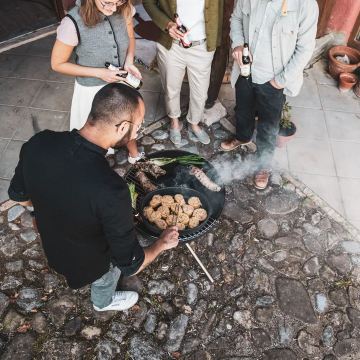 Bowl 57 Fire bowl, with tripod from höfats