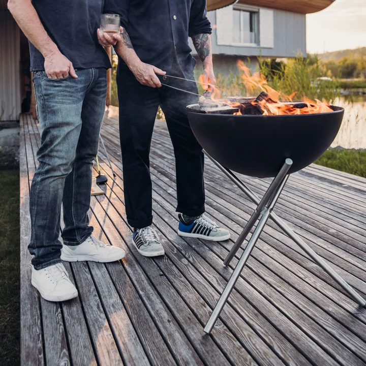 Bowl 57 Fire bowl, with tripod from höfats