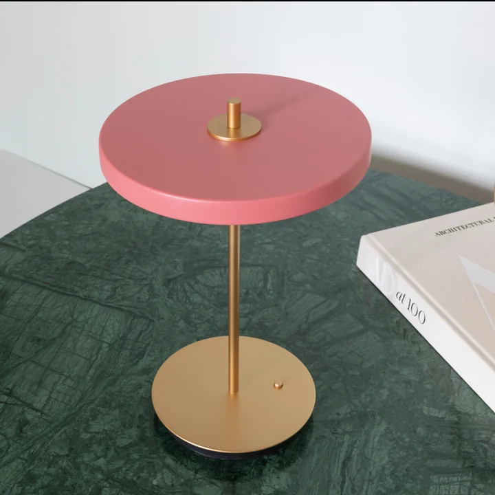 Asteria Move LED Table lamp from Umage in rose