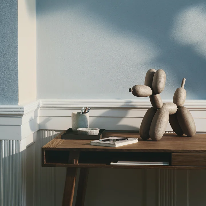 Balloon D'og wooden figure from boyhood