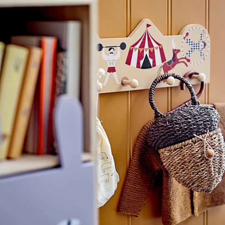 Miou Wall coat rack, circus from Bloomingville