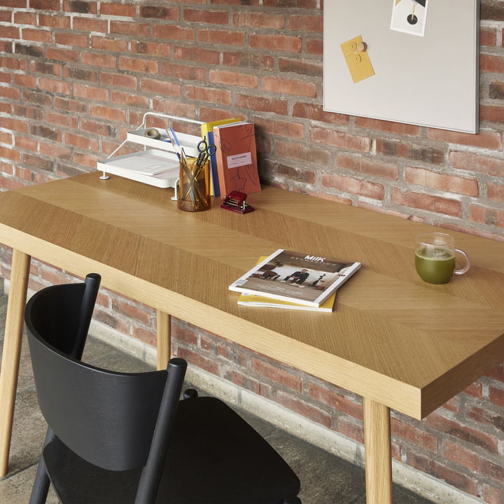 Herringbone Dining table from Hübsch Interior