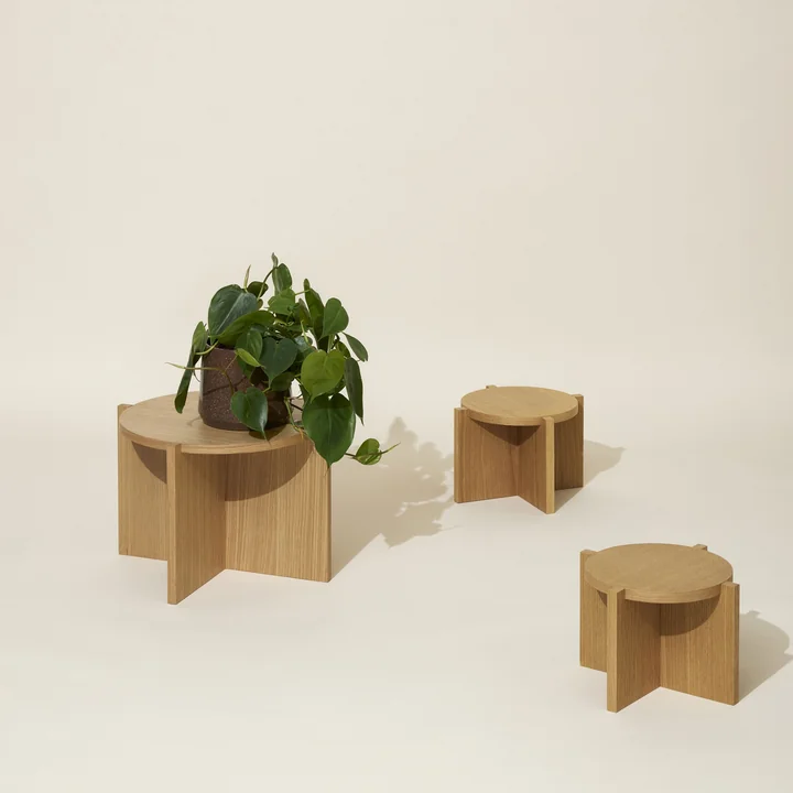 Nomad Side table from Hübsch Interior