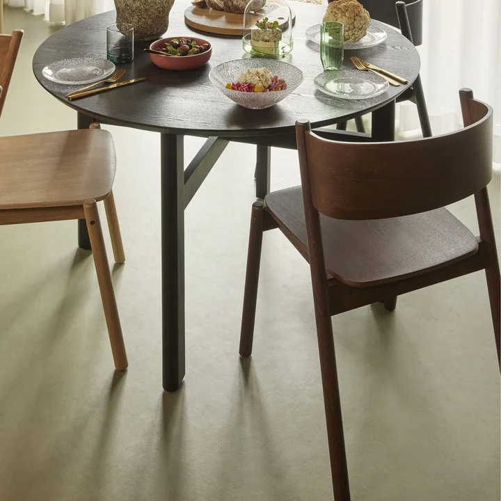 Oblique Chair from Hübsch Interior