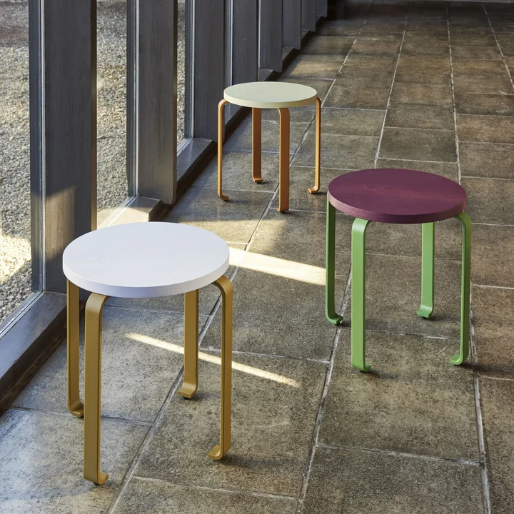 Smile Stool from Hübsch Interior