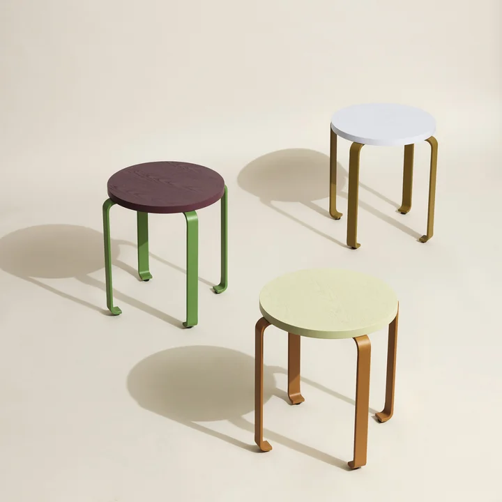 Smile Stool from Hübsch Interior