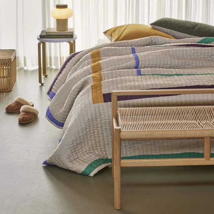 Smile stool and Heritage bench from Hübsch Interior