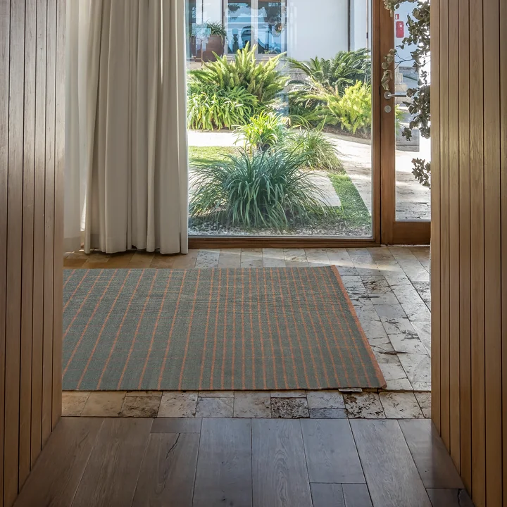 Tiles Dhurrie carpet from nanimarquina